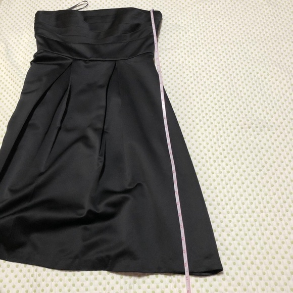 WHBM - GORGEOUS BLACK STRAPLESS MIDI DRESS SIZE 6 EUC - Picture 14 of 14